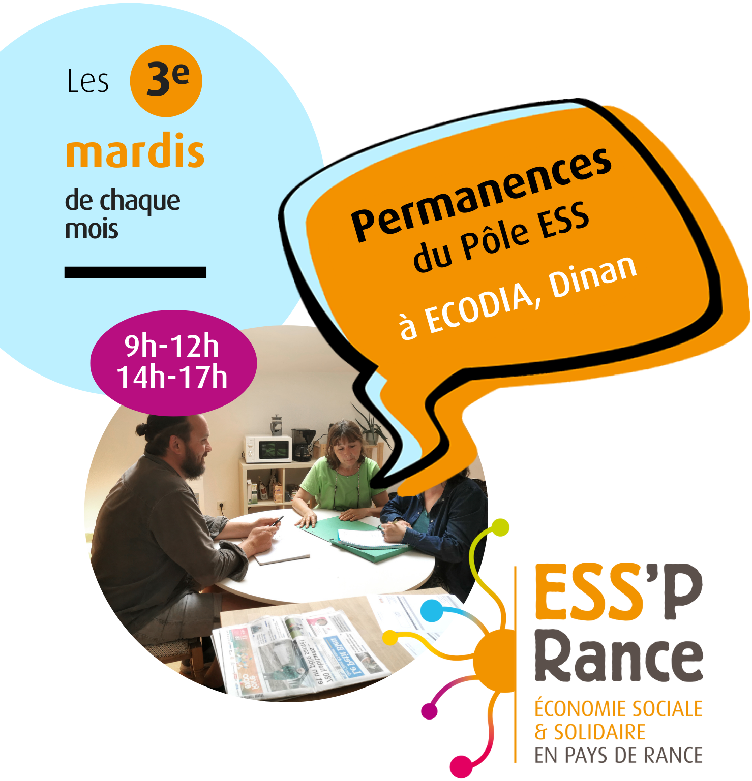 Visuel Permanences ESS'PRance à Ecodia