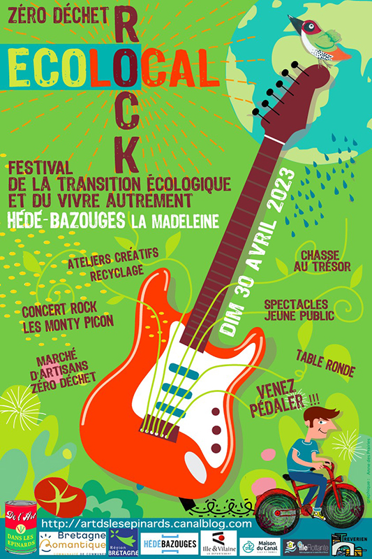 Affiche Festival Ecolocalrock