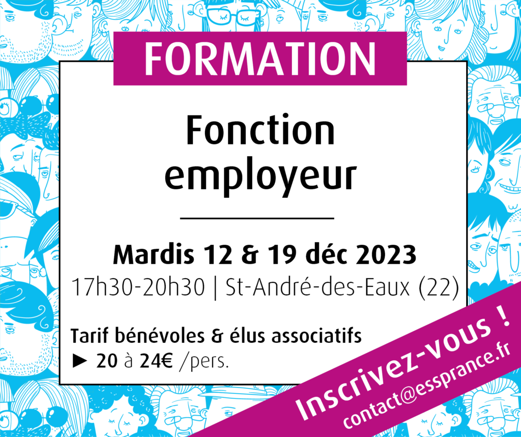 Visuel formation fonction employeur