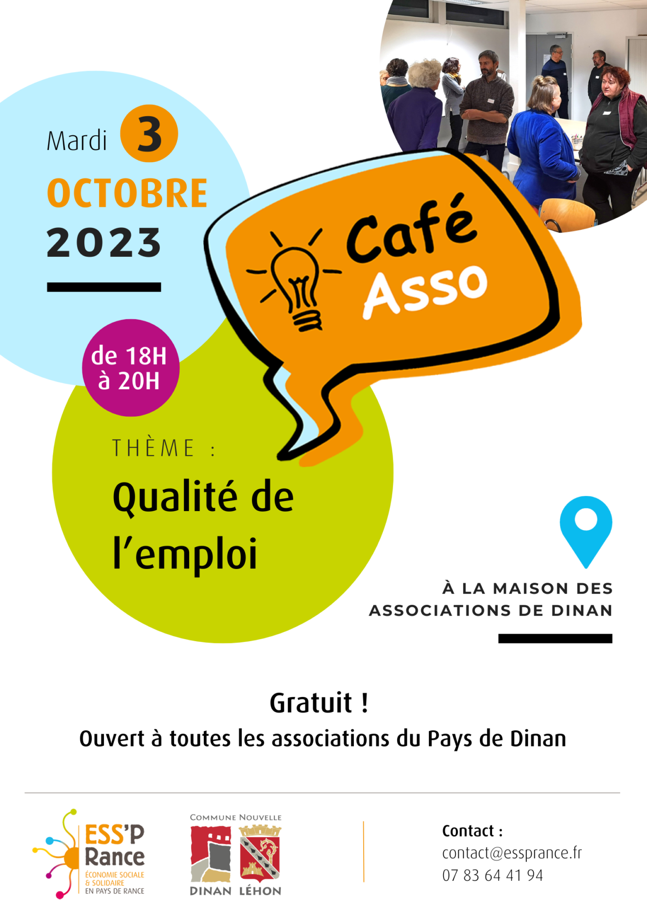 Affiche café asso #3 - Qualité de l'emploi