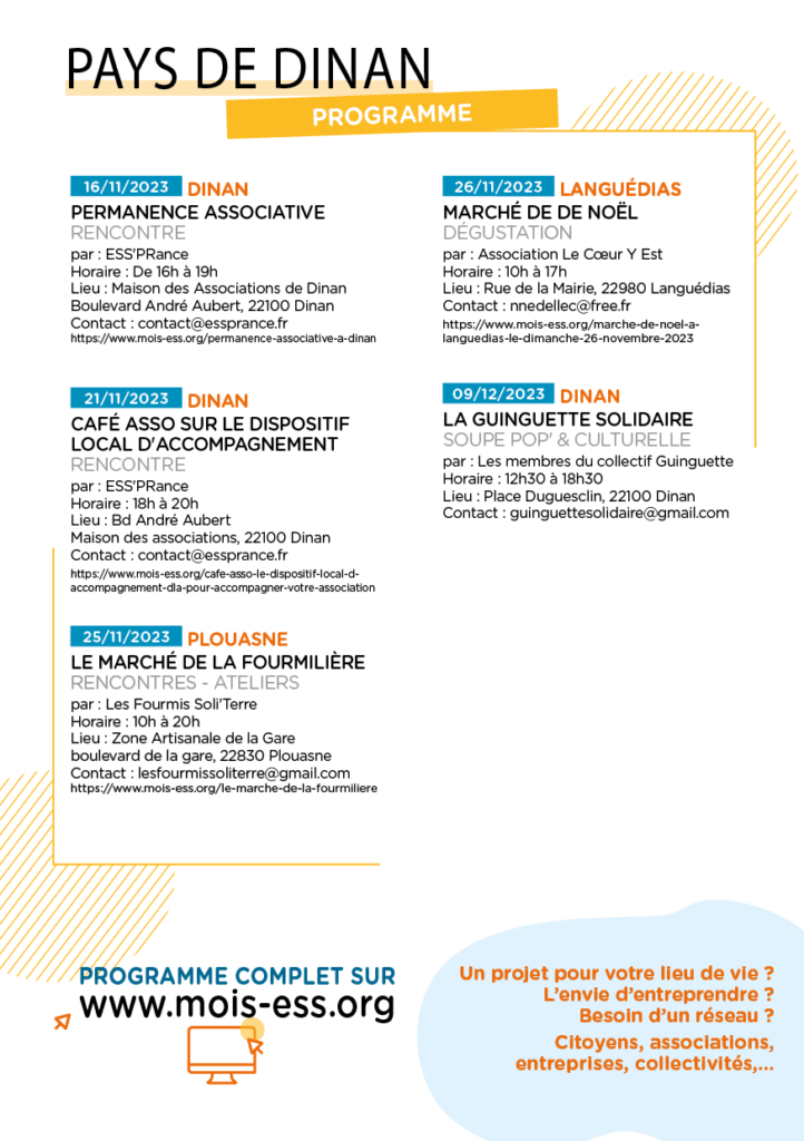 Programme Mois ESS du Pays de Dinan - Page 2