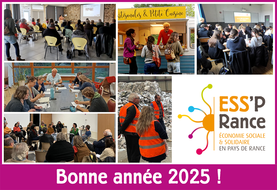 Carte de voeux 2025 - ESS'PRance - Bonne année 2025 !