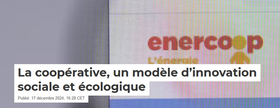 La coopérative, un modèle d'innovation sociale et écologique