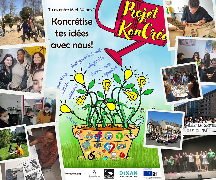 Tu as entre 16 et 30 ans ? Koncrétise tes idées avec nous !