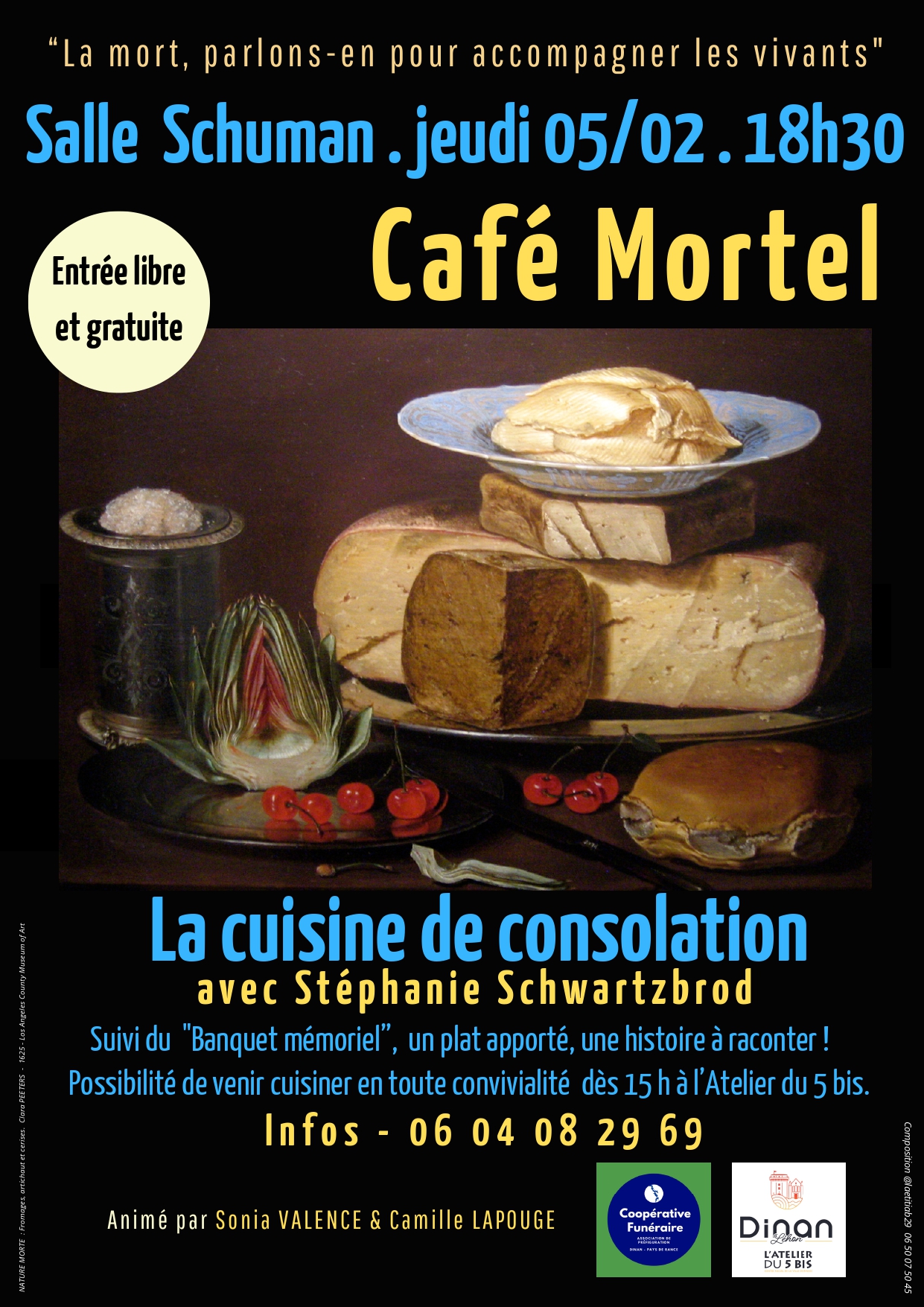 Café Mortel "La cuisine de consolation" avec Stéphanie Schwartzbrod