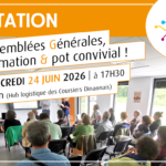 Image - Invitation Assemblées Générales, animation & pot convivial - Mercredi 24 juin 2026, à 17h30